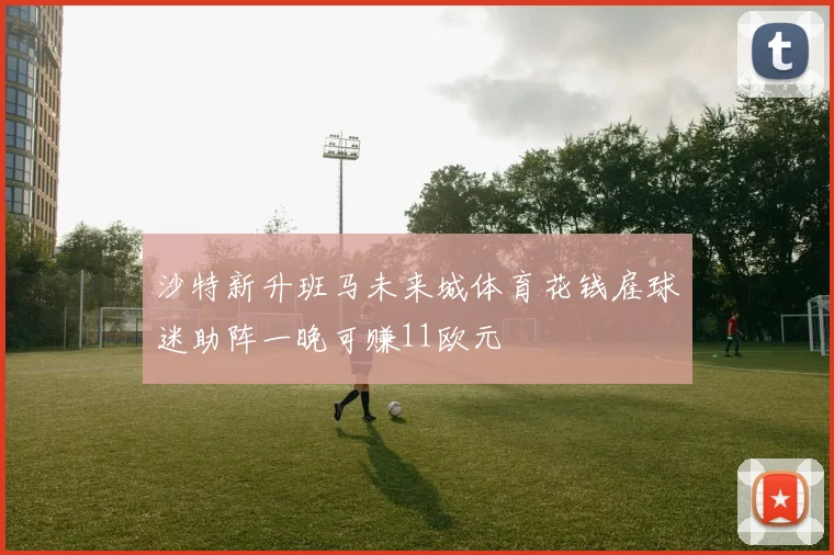 沙特新升班马未来城体育花钱雇球迷助阵一晚可赚11欧元
